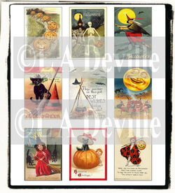 vintage halloween tags free printable